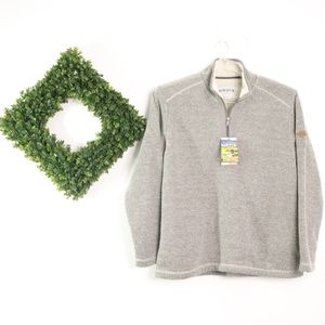 Men's NWT Orvis Sherpa Quarter Zip Pullover Large